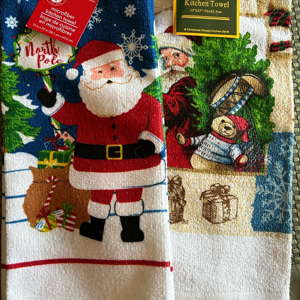 Christmas design kitchens towel set